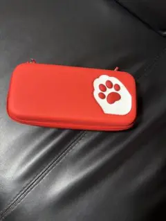 赤い足跡デザイン収納ケース