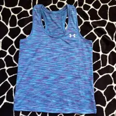 Under Armour 青紫ストライプ タンクトップ