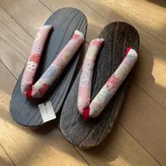 未使用　タグ付き　婦人下駄￼