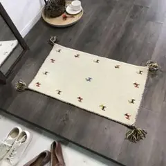 ギャッベ ギャベ 玄関マット 45x75cm 1wh
