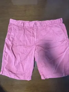 ユニクロ　レッド　メンズハーフパンツ　XXL