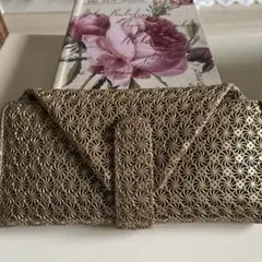 美品❣️HIROKO HAYASHI長財布ゴールド色