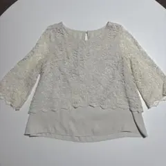 レース服 七分袖