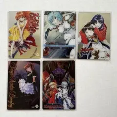 新世紀エヴァンゲリオンウェハース Chap.9 ＣＬーＳＰカード 5種セット