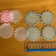 お花のフレームのカッティングダイ スクラップブッキングに