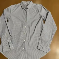 ユニクロ　UNIQLO ストライプ 長袖シャツ Mサイズ