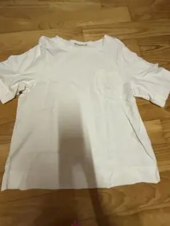 ティグルブロカンテ ホワイト 五分袖 ビックTシャツ