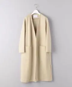 UNITED ARROWS UWCB ポケット Vノーカラーコート