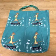 ハンドメイド トートバッグ ライオンキング ティモン ①