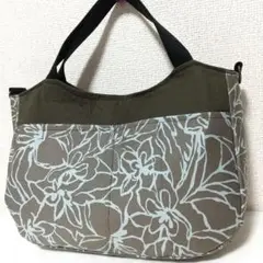 ハンドメイド☆フラワー柄☆ポケ4つバッグ☆dカン☆北欧☆トート