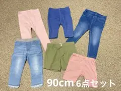 H&M ボトムスセット レギンス　ショーパン　デニム6点セット