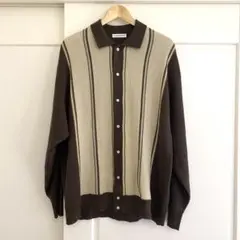 FLAGSTUFF 羊柄カーディガン　20AW FLAGSTUFF 羊柄カーディガン 20AW