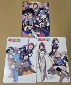 ばっどがーる アニメイト特典 A5サイズビジュアルボード 全3種セット