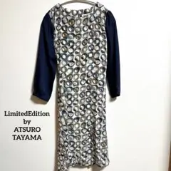 美品　ATSURO TAYAMA　ワンピース　円柄　40