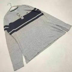 【HOLLISTER】ホリスター（S）カットソー 刺繍 ハーフボタン トップス