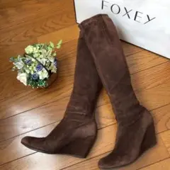 フォクシー♡ウエッジブーツ 36♡ハロッズ ルネ エムズグレイシィ アナイ
