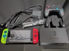 【ジャンク品】Nintendo Switch 本体 完品 ネオンカラー