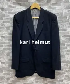 T463◯ karl helmut カールヘルム 黒 テーラードジャケット