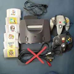 NINTENDO64 本体 + ゲームカートリッジ6本
