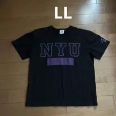 NYU カレッジTシャツ LL 黒