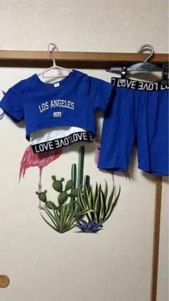 ロサンゼルス プリント キッズ服 セット