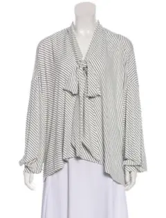 BALENCIAGA バレンシアガ タイブラウス