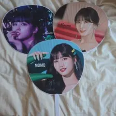 TWICE　モモうちわセット