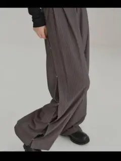 heak stripe wide pants/ストライプワイドパンツ