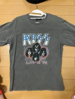KISS Tシャツ グレー 1977年デザイン