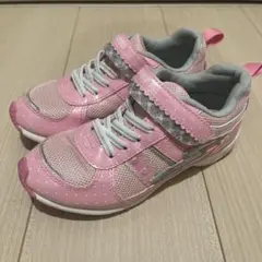 ムーンスター スニーカー ピンク 19cm