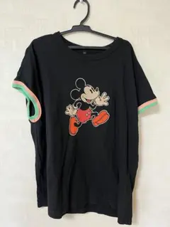 ミッキーマウス Tシャツ 黒