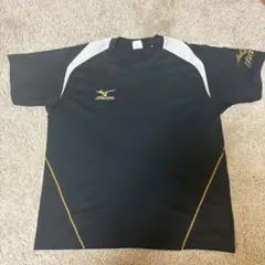 Mizuno ショートスリーブTシャツ 黒/グレー