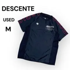 デサント　DESCENTE スポーツマジック Tシャツ M USED ネイビー