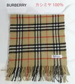 BURBERRY バーバリー カシミヤ 100% マフラー ノバチェック