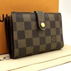 u11 ヴィエノワ がま口財布 ルイヴィトン ダミエ LOUISVUITTON