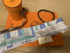 新品★HERMES エルメス ツイリー トレスH★ブルージーン