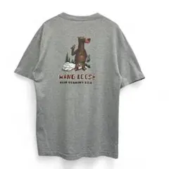 美品 アニマル アート 00s グレー Tシャツ VINTAGE 642