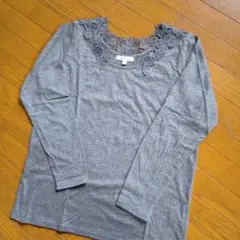 i rodio CLIP グレー Tシャツ M