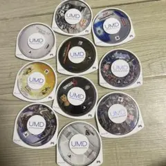 psp ジャンク品　動作未確認　10本セット　喧嘩番長4 モンハン　ガンダム