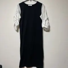 7分丈ロングワンピース
