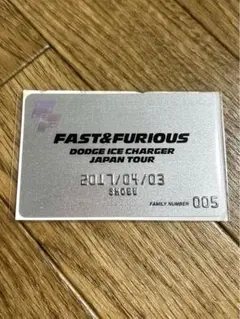ワイルドスピード ファミリーカード/ステッカー/ポスター/うちわ ワイルドスピード ファミリーカード/ステッカー/ポスター/うちわ