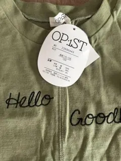 OP:ST Hello Goodby刺繍入りワンピース 120