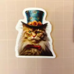 防水ステッカー　猫