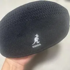 KANGOL ブラック ハンチング 帽子