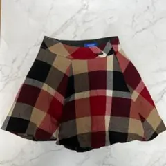 BLUE LABEL CRESTBRIDGE チェック柄キュロットスカート 34