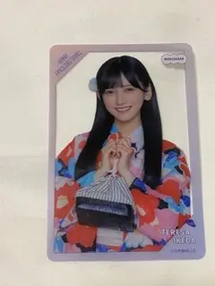 池田瑛紗　乃木坂46 購入特典　C賞　個別クリアカード　8月ver