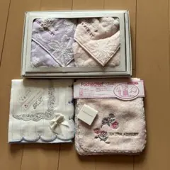 ローラアシュレイ、タオルハンカチ、ポケチーフ、プライベートレーベルタオルハンカチ