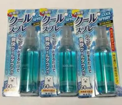【3本】ファーマ クールスプレー ストロング 衣料用60ml 爽快クールダウン