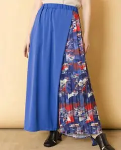 【美品】osmosis オズモーシス アシンメトリープリーツパンツ