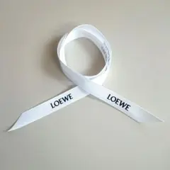 ロエベ LOEWE リボン ホワイト